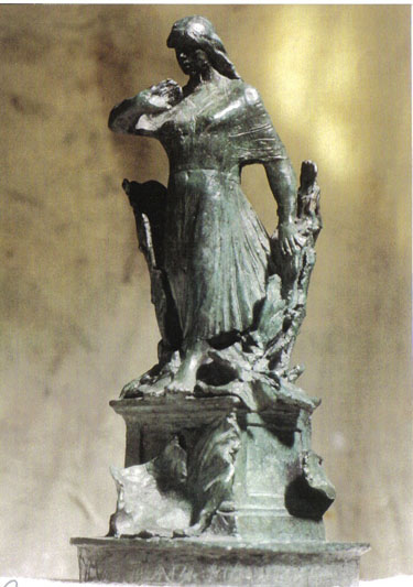 Bronze Sculpture, Sylvia Plath 